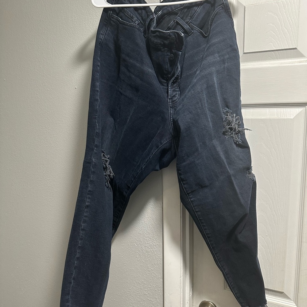 Old Navy Black High-Rise Jeans